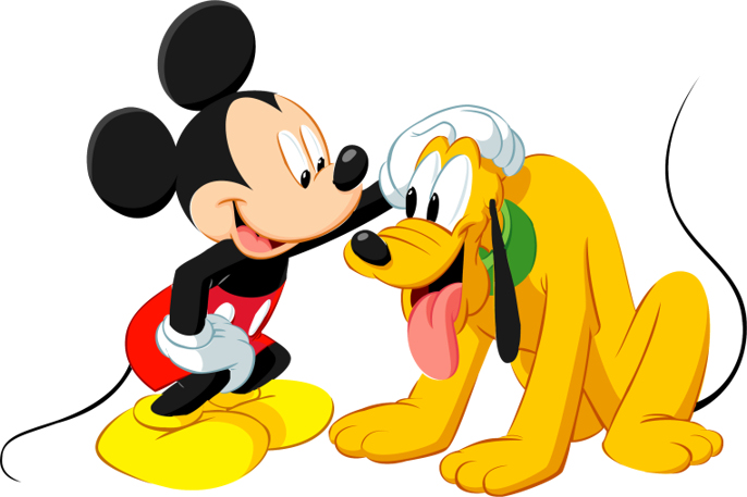 Pluto y Mickey
